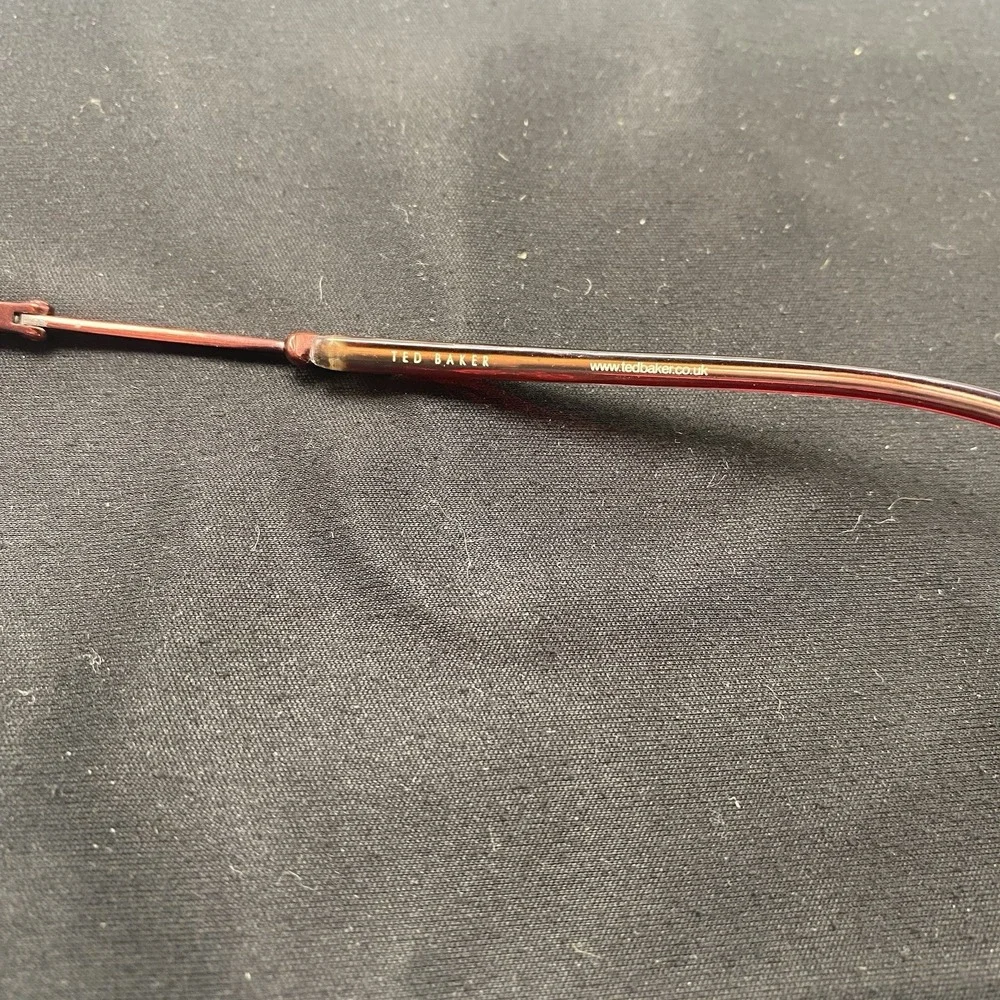Ted Baker Eyeglasses FRAME ONLY Candy B108 50-18-135  Brown Rose gold 567